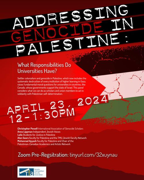 What Responsibilities Do Universities Have? - Addressing the Genocide in Palestine