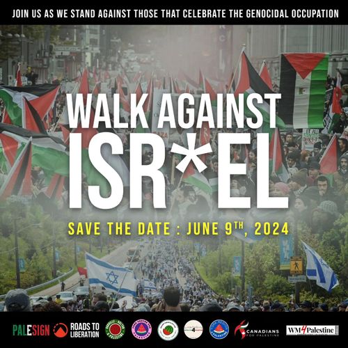 Walk Against Isr*el