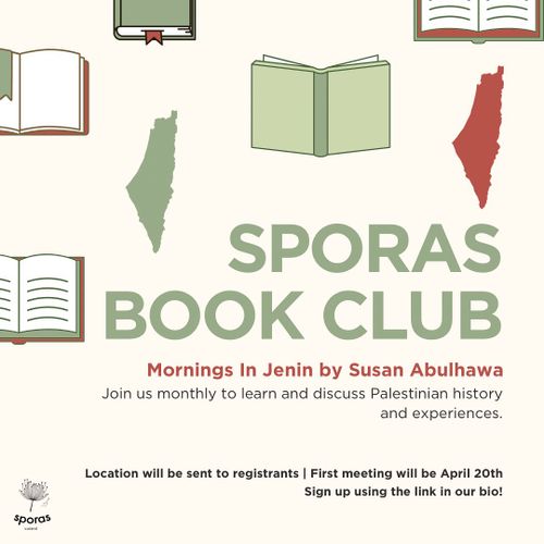 Kitchener-Waterloo: Sporas Book Club on the Palestinian Struggle