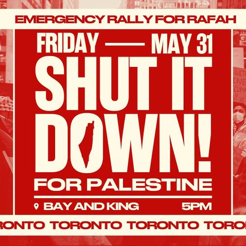 SHUT IT DOWN! For Palestine