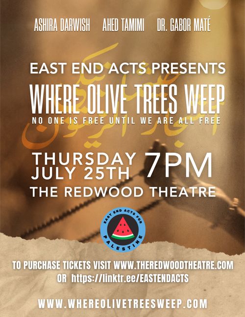 Where Olive Trees Weep: Film Screening & Guest Speaker (Dr. Lena El-Malak)