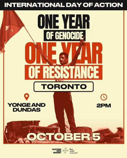 ONE YEAR OF GENOCIDE, ONE YEAR OF RESISTANCE