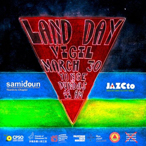 Vigil for Land Day