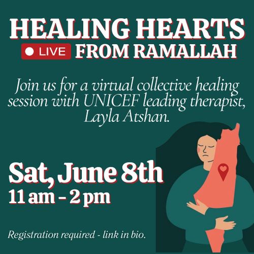Healing hearts live from Palestine 