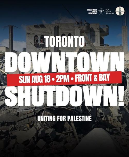 Downtown Shutdown: Uniting for Palestine